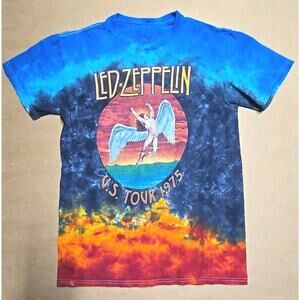 Led Zeppelin U.S. Tour 1975 T-shirt Size Small U305-2